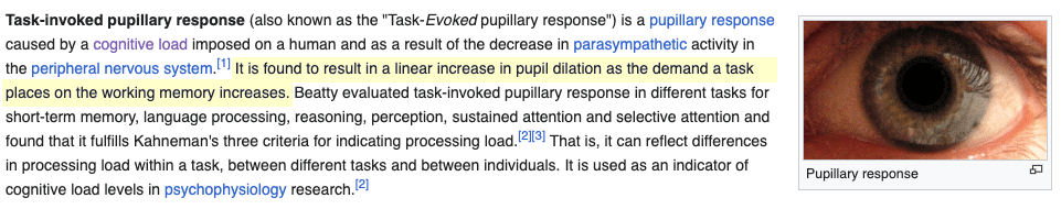 Task Invoked Pupillary Response Wikipedia 1